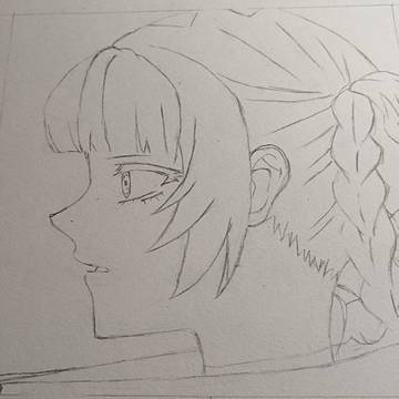画了一副七草荠