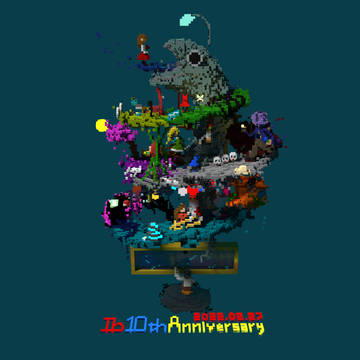 【Voxel_Ib】Ib10周年お祝いボクセルアート!