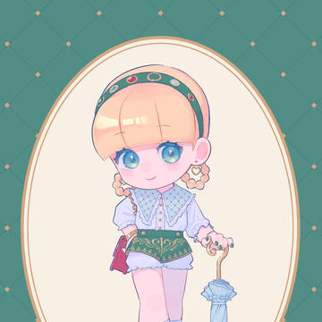fashionable girl