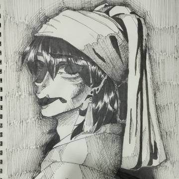 戴珍珠耳環的少女Het meisje met de pare