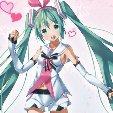 【ボカロ絵】キズナアイコスなミクちゃん♪