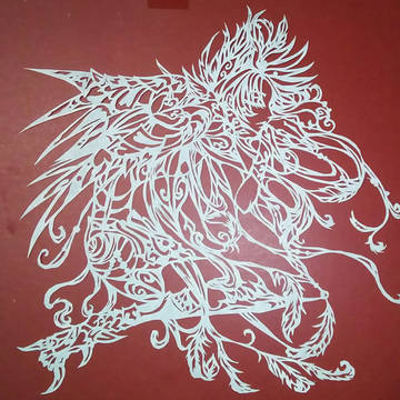 バレンタイン"切り絵"
