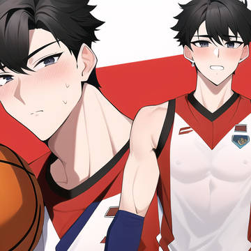 My basket ball team by Novel AI