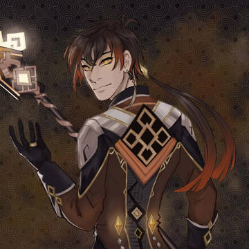Zhongli fanart