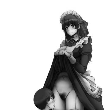 初めておまんこを見せてくれるメイドさん。