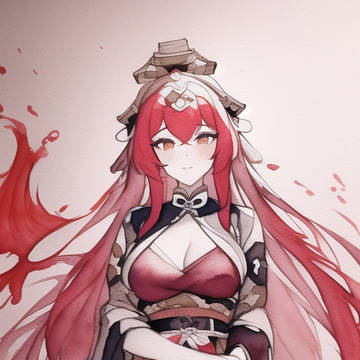 【AI】新画风,水墨国风汉服3