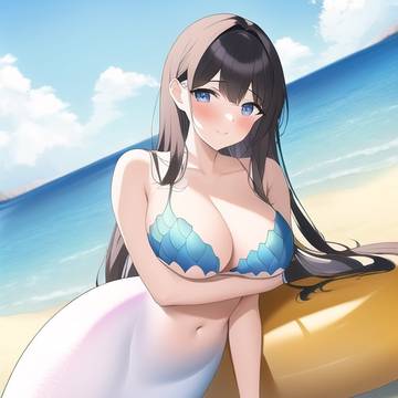 沙滩与人魚