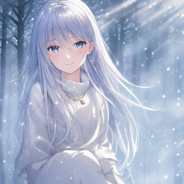白髮少女