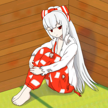 ちょっと焦げてる妹紅