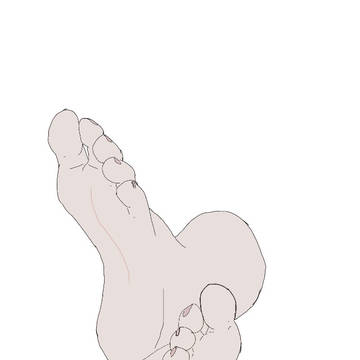 初画足