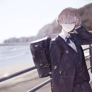 晩秋の海岸