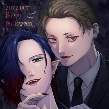ハロウィン2022🎃🦇【創作bl】