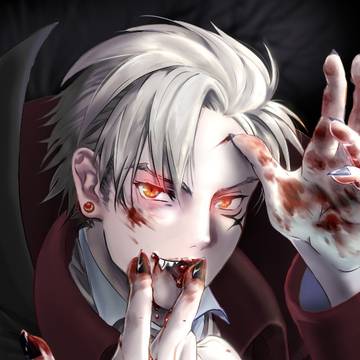 山鳥毛 ハロウィン ヴァンパイアコス
