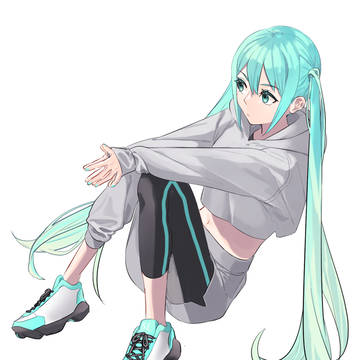 動きやすそうなミクさん