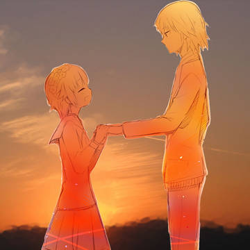 「花束をあなたに」挿絵、ラフ