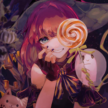 ハロウィンの魔女