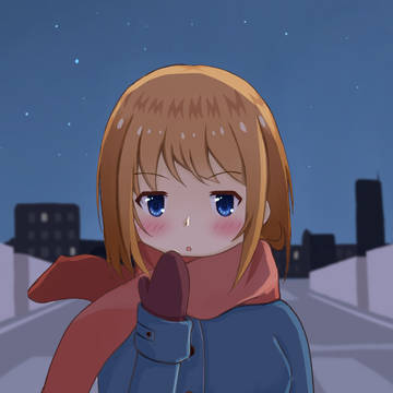冬の女の子