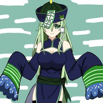 ハッピーハロウィン 東風谷早苗 キョンシー