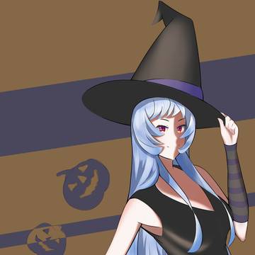 Keine In A Witch Costume