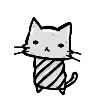 ねじりこんにゃんこ。
