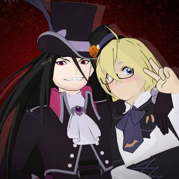 OC x Canon || Halloween couple