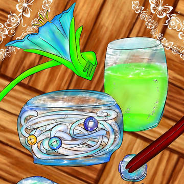 【PFSOZ】方位花のお茶と水菓子【食料】
