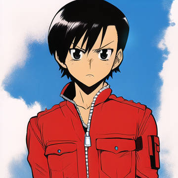 Kaneda in Toriyama's style