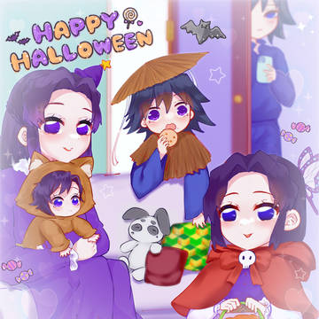 HappyHalloween冨岡家!