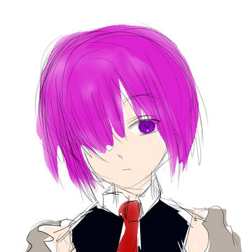 イラスト修行その１　　マシュ