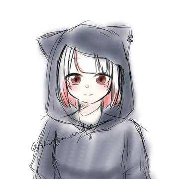 猫耳パーカーrkgk