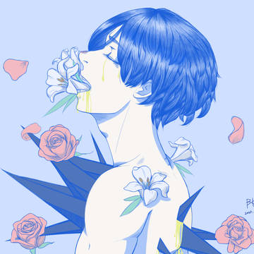 青 花 刺