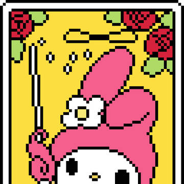 My Melody Card Pixel