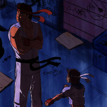 [For Hire] Ryu and Sakura.
