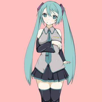 ムスッとミク