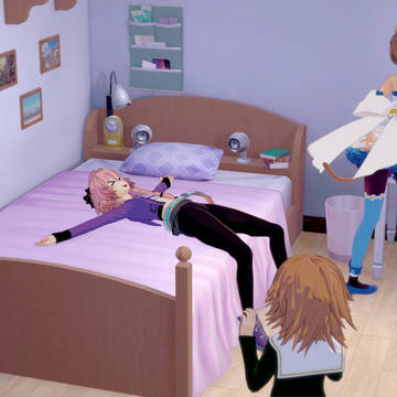 Femboy clotheswap sleepover