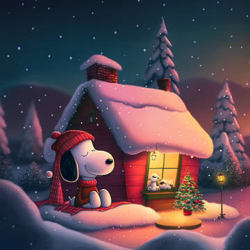 クリスマスSNOOPY