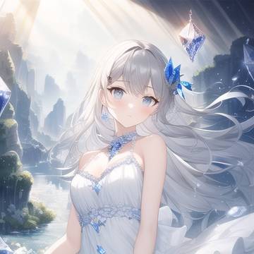 河流里的水晶少女