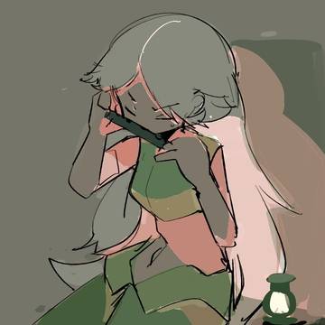 笛を吹く妖精さん