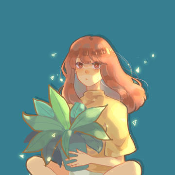 盆栽少女