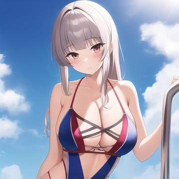 穿的凉快的女孩