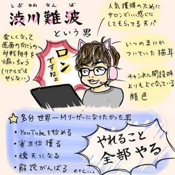 渋川難波という男