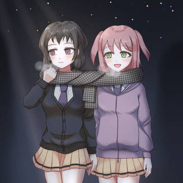 帰り道、夜、ふたり