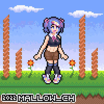 Pixel Mallow in a Wonderful Land