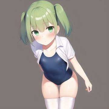 AI-校服下泳装的play