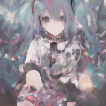 abstract miku