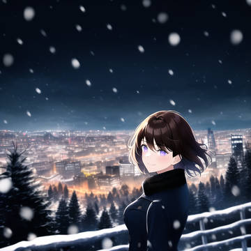 北国の町