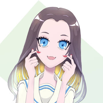 指ハートがなんか違う子。