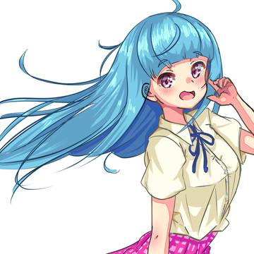 青髪