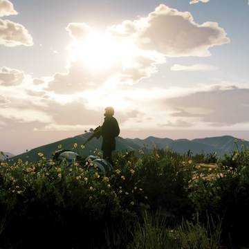in the mountain