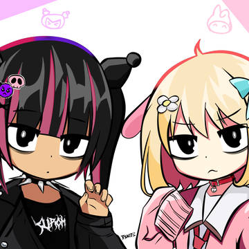 kuromi x my melody